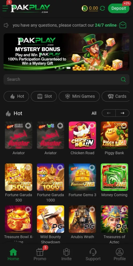 Pakplay Game